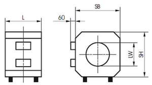 Dimensiuni detectorului de metale METRON 05 CR