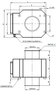 Dimensiuni detectorului de metale METRON 07 PowerLine