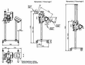 Dimensiuni detectorului de metale PHARMATRON 07 HQ