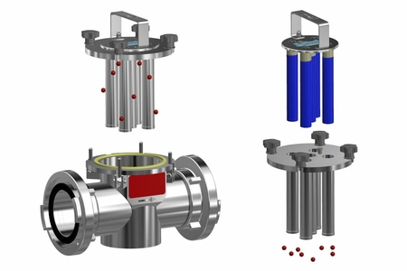 Principiul general al funcției separatorului magnetic MSP-C