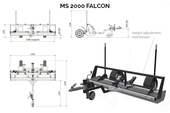 Măturătorile magnetice tractabile MS 2000 FALCON pentru aeroporturi și zone mari