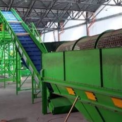 Automated line for sorting 3D plastic waste - PET bottles